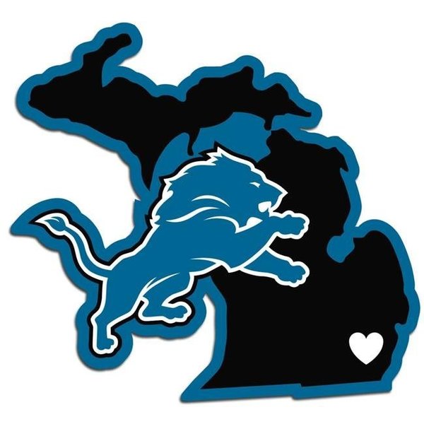 Siskiyousports Detroit Lions Decal Home State Pride 5460366815